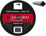 Pjovimo valas K-SAMURAI PROFFI. 2.4 mm x 15 m kvadratinis. Supakuotas į blisterį.