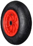 Ratas 3.50-6 pneumatinis, raudonas, karučiui KWB5204           