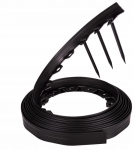 Elastingas vejos bortas aukštis 4cm rulono ilgis10m, juodas kaina bėginio metro 0.869 €